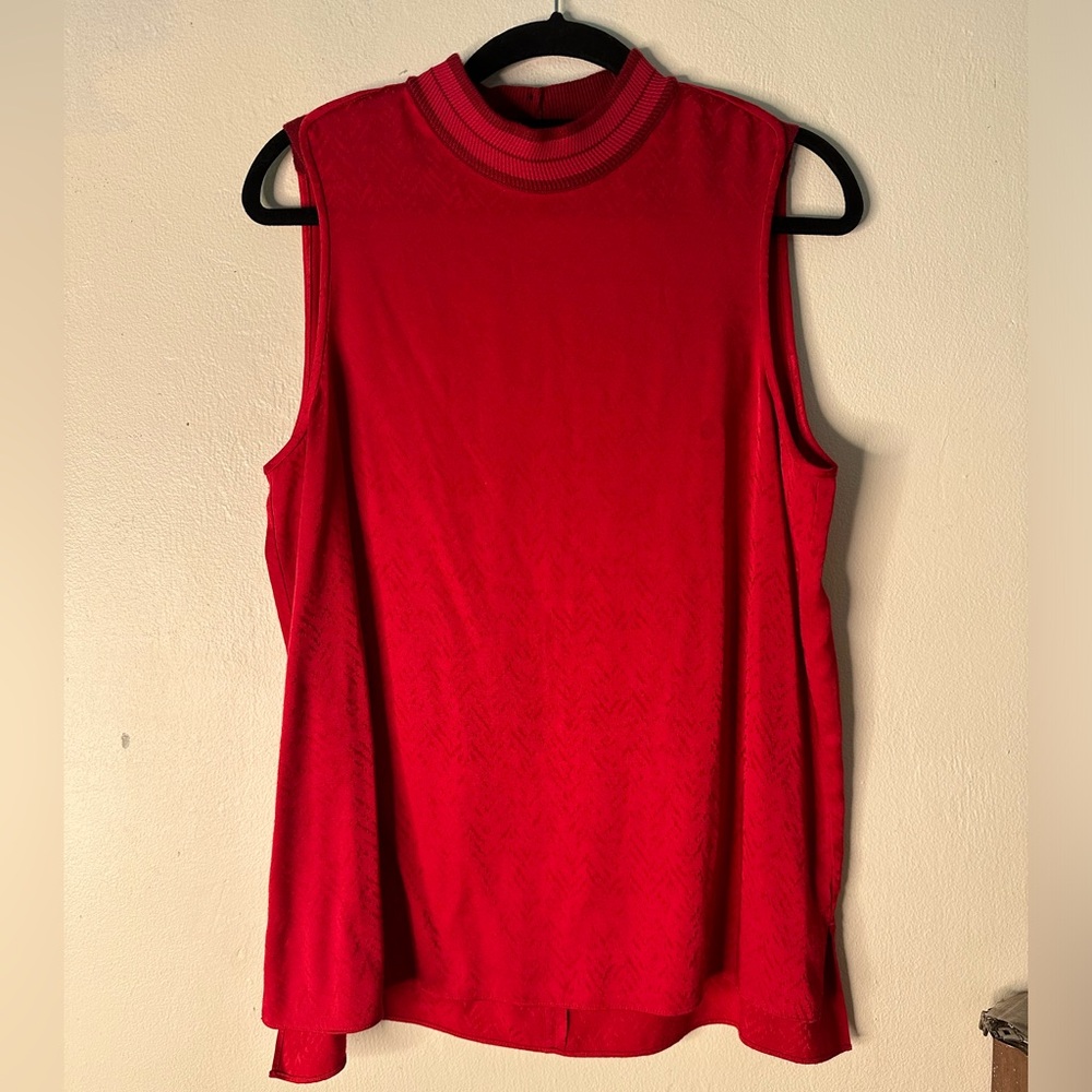 Rag & Bone Sleeveless High Neck Shirt with Shoulder Details Size S